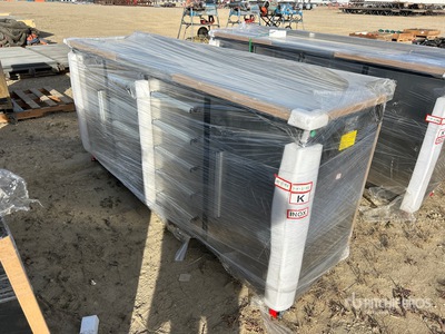 7FT-10D-2-01C 7 ft 10-Drawer Heavy Duty Workbench (Unused)