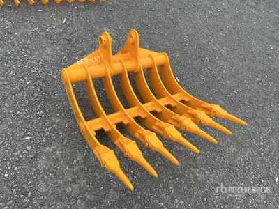 2025 GIYI 32 in Râteau d'excavatrice - Fits Cat 305 (Unused)