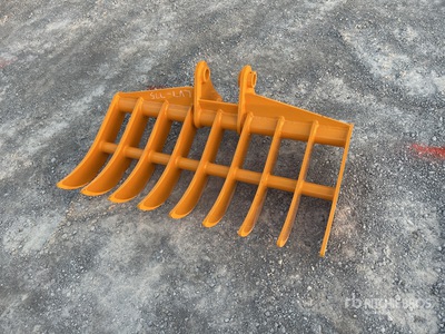 2025 GIYI 44 in Fit to cat 305 Excavator Rake (Unused)