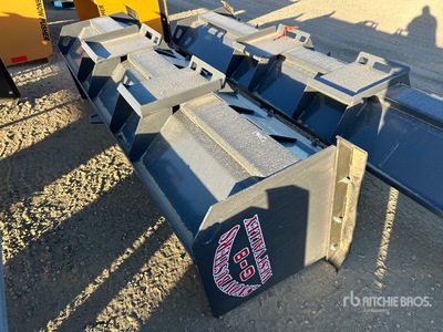 2025 Industrias America G8 96 in Skid Steer Snow Pusher