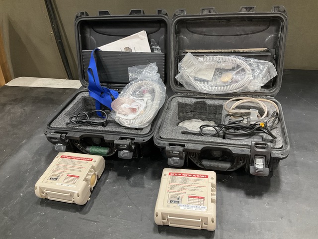 (2) AutoMedx SAVe Simplified Automated Ventilators