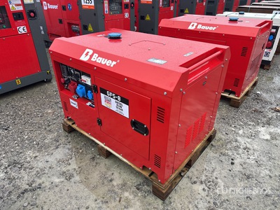 2025 Bauer GFS-8 230/400 Volt Portable Generator Set (Unused)