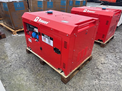2025 Bauer GFS-6 230/400 Volt Portable Generator Set (Unused)