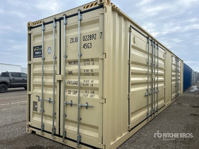 2025 40 ft High Cube Multi-Door Storage Container