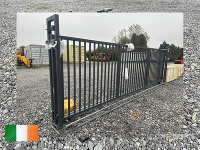 2025 SKLP SK-D6 20 ft x 6 ft Wrought Iron Electric Sliding Brama wjazdowa (Unused)