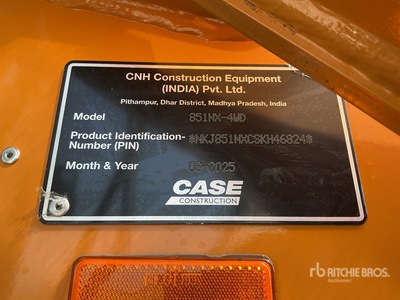 2025 Case 851NX 4x4 Retroexcavadora (Sin Usar) / Backhoe Loader (Unused)