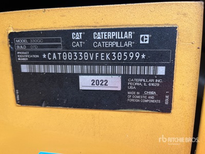 2022 Cat 330GC Excavadora Hidraulica / Tracked Excavator