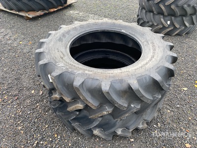 Quantity of (2) Firestone Perf85 380/85R28 TL 133 D Tires إطارات المعدات