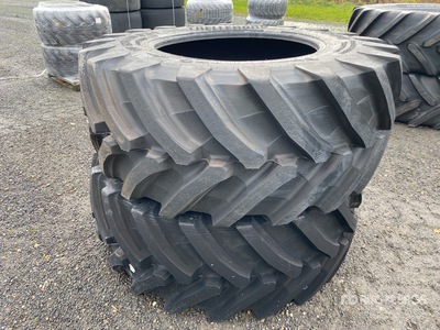 Quantity of (2) Trelleborg VF 650/60R34TL 168D TM1000 PT Tires Tires