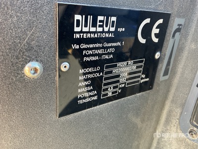 2007 Dulevo H1220 RO Floor Scrubber