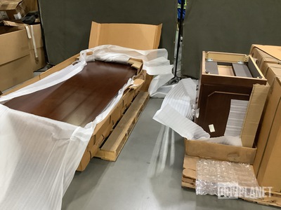 (3) Desk Tops & (3) Desk Cabinet Bases