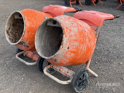 Quantity Of 2 Belle Electric Portable Concrete Mixer