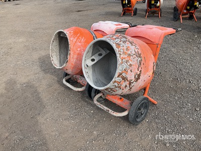 Quantity Of 2 Belle Electric Portable Concrete Mixer