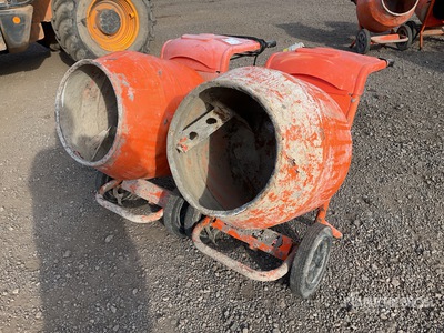 Quantity Of 2 Belle Electric Portable Concrete Mixer