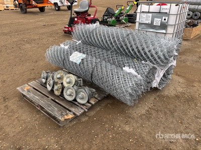 Quantity of (6) Rolls of 6 ft Chain Link Site Fence