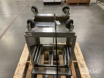 Lakeside 997 Mobile Tray & Glass Dispenser