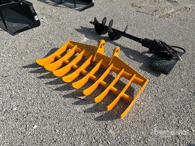 GIYI 44 in Excavator Rake (Unused)