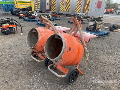 Quantity Of 2 Belle M54B Portable Concrete Mixer