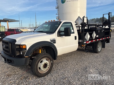2008 Ford F-450 Super Duty RWD Dual XL 4x2 Autocarro cassone fisso