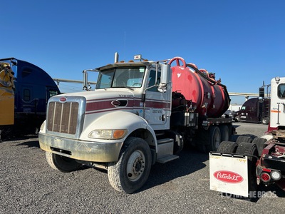 Global on 2013 Peterbilt 348 6x4 Vacuum Tanker Truck