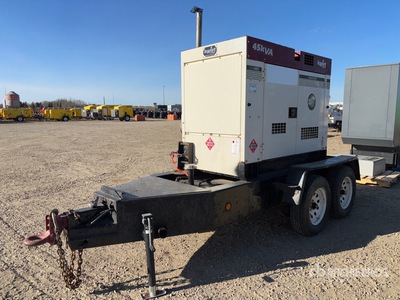 Shindawa DGK45C 45 kVA Mobile Trailer Mounted مولد