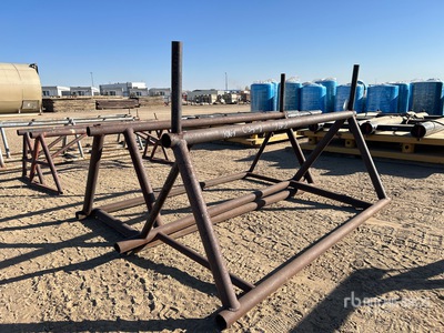 Quantity of (2) 9 ft Pipe Rack