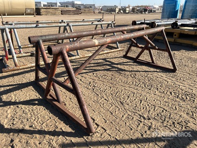 Quantity of (2) 8 ft Pipe Rack