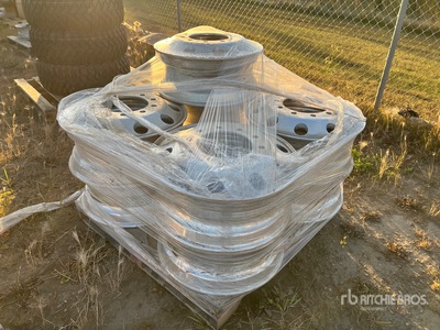 Quantity of (9) 8.25 x 22.5 Rims