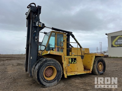 Cat V550B 55000 lb Pneumatic Tire Forklift