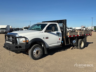 2012 Ram 5500 SLT 4x4 Flatbed Truck