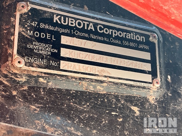 MINI CARGADOR SOBRE ORUGAS KUBOTA SVL972HFC
