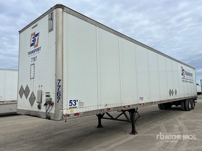 2015 Manac 53 ft x 102 in T/A Van Trailer