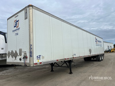 2015 Manac 92253A811 53 ft x 102 in T/A Van Trailer