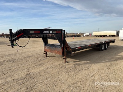 2012 Oasis 26 ft T/A Gooseneck Przyczepa płaska