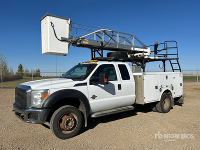 2006 Telelift TTS 20-5-CY 31 ft on 2015 Ford F-450 XLT 4x4 Extended Cab Bucket Truck