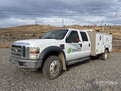 2008 Ford F-450 Lariat 4x4 Crew Cab Utility Truck