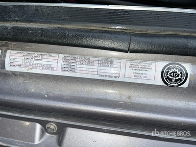 2023 Kenworth T880 6x4 Camion à benne basculante D/E