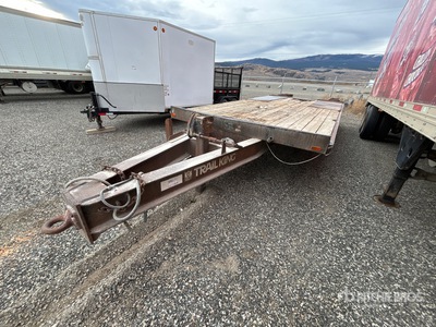 1989 Trail King TK40-2400 20280 lb 24 ft T/A Equipment Trailer