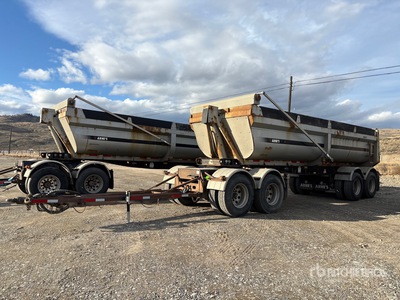 2014 Arnes Quad/A Turntable Remorque à benne basculante arrière