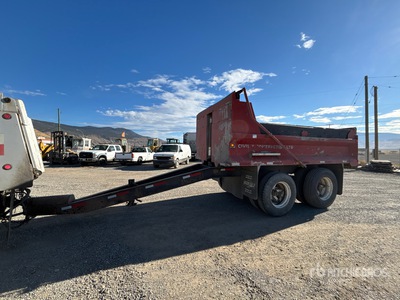 1981 Mccoy 14 ft T/A Pup Dump Trailer