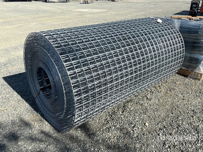 Quantity of 400 ft x 6 ft Galvanized Roll of Gabion Mesh Staccionata (Unused)