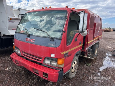 Sweeprite on 2003 GMC W4500 道路清掃車 (Inoperable)