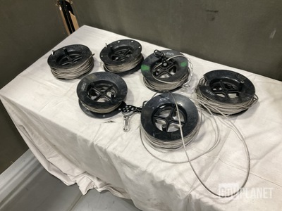 (6) Cecom A3157151-001 Single Leg Wire Rope Assemblies