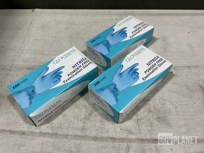 (34) Cases of Glovemas Nitrile Exam Gloves