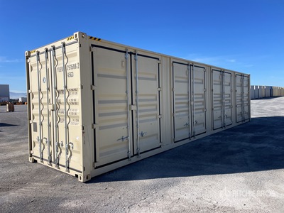 2025 40 ft High Cube Multi-Door Storage Container