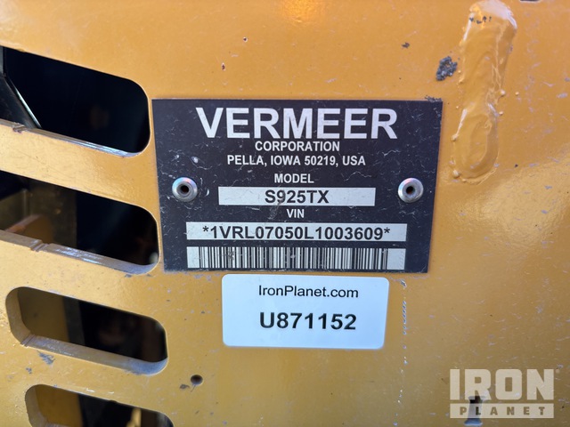 MINI CARGADOR SOBRE ORUGAS COMPACTO 2020 VERMEER S925TX