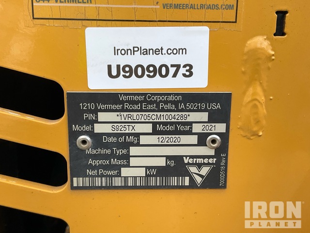 MINI CARGADOR SOBRE ORUGAS COMPACTO 2021 VERMEER S925TX