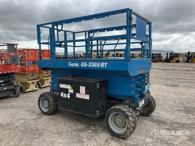 2018 Genie GS-3369RT 4x4 Diesel Scissor Lift