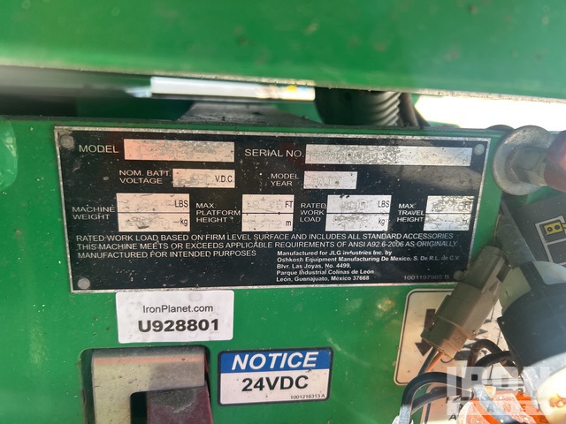 ELEVADOR TIJERA 2017 JLG 1930ES