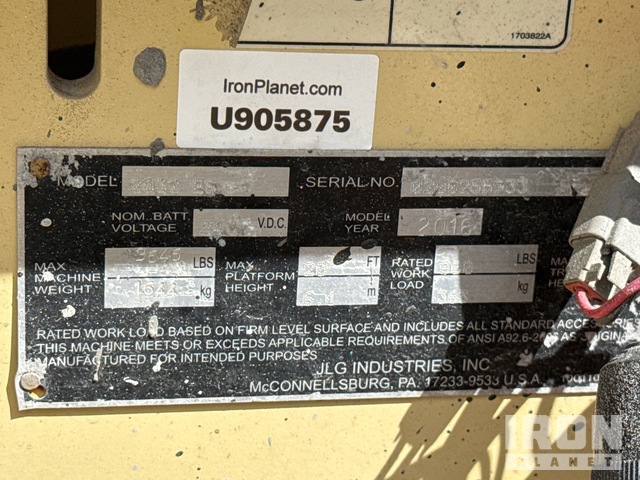 ELEVADOR TIJERA 2016 JLG 2032ES